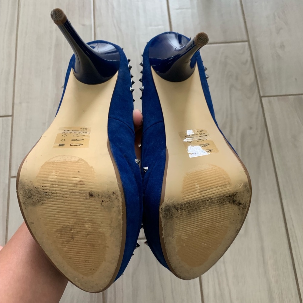 Blue studded heals - Picture 5 of 7